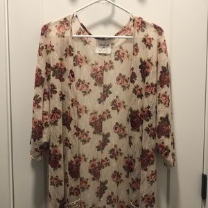 Boutique lace cardigan